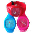 Silicone Watch with Japanese or Swiss Movement